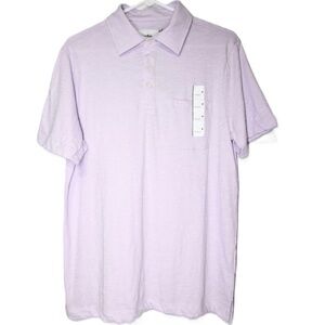 Goodfellow & Co Polo Shirt  - Lily Lavender - No Roll Collar